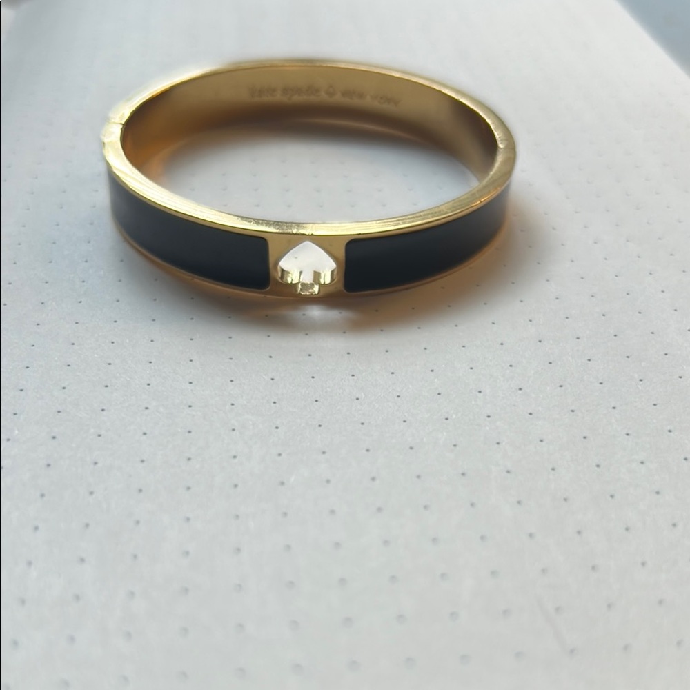 Kate Spade Black and Gold Bangle